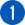 The number 1 inside a blue circle